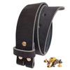 Cinturón de piel de vacuno de 1.5 pulgadas para hombre,