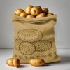 Burlap potato storage,Reusable Storage Sack with Drawstring,Reusable Produce Bags Keeper