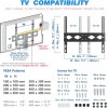 Rfiver Universal Table Top TV Stand Base Replacement for Most