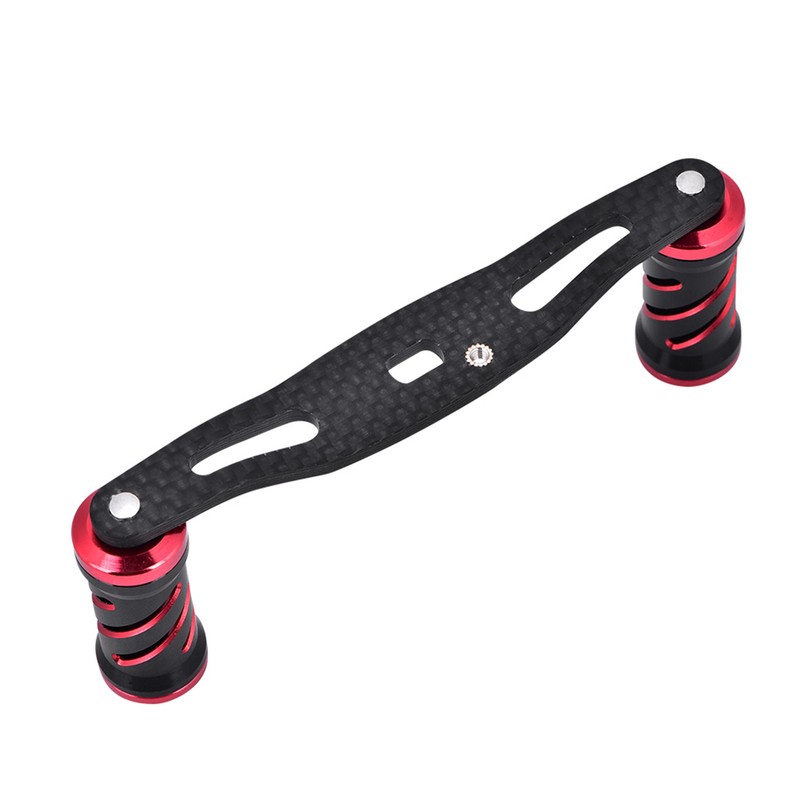 Fishing Reel Handle Carbon Fiber Frame with Fittings Replace Parts