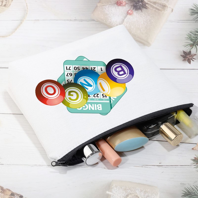 Bingo Lover Gift Funny Bingo Gifts Bingo Makeup Bag Cosmetic