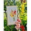 Riolis Stickbild-Set, Motiv Blumenstrauß mit Gladiolen