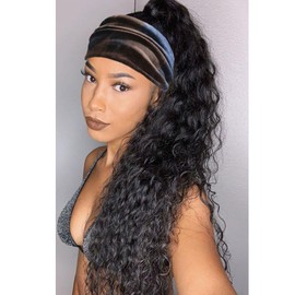 Diadema bohemia para mujer, banda ancha para el cabello bohemio, elástica, para yoga, entrenamiento, diadema (SET-23)