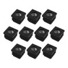 SG Store 10pcs 20x20mm M8 Square Adjustable Casters Nuts Pipe