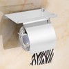 Bathroom Wall Mounted Stainless Steel Toilet Roll Paper Rack Tissue