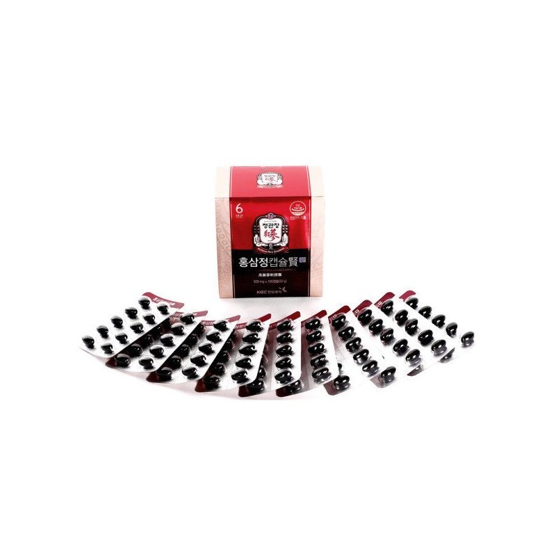 Gwangdong 홍삼정캡슐 현 500mg x 100캡슐 Red Ginseng Extract Capsule