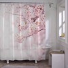AASIRA Shower Curtain Anti-Mould Pink Sakura Bathroom Bath Waterproof Shower