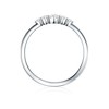 Trilani Women's 925 Sterling Silver Ring with Brilliant Cut Zirconia