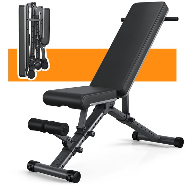 BARWING 90° Adjustable Weight Bench Workout Bench, 800 LB Heavy