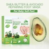 Mascarilla Exfoliante Para Pies De 3 Pares Para Piel Dura
