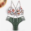 Zaful Women's Two-Piece Bikini Set, Bikini Bottoms with Braided Side