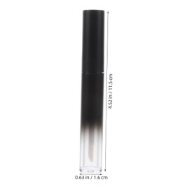 FRCOLOR Clear Refillable Lip Gloss Tubes Stylish Gradient Lip Gloss Containers for Makeup Portable and Kit