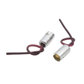 uxcell 10pcs BA9S LED Bulb Car Vehicle Door Dome Panel Light Socket Holder Connector