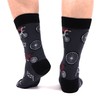 WeciBor 5 Pairs Men's Funny Colourful Casual Novelty Combed Cotton