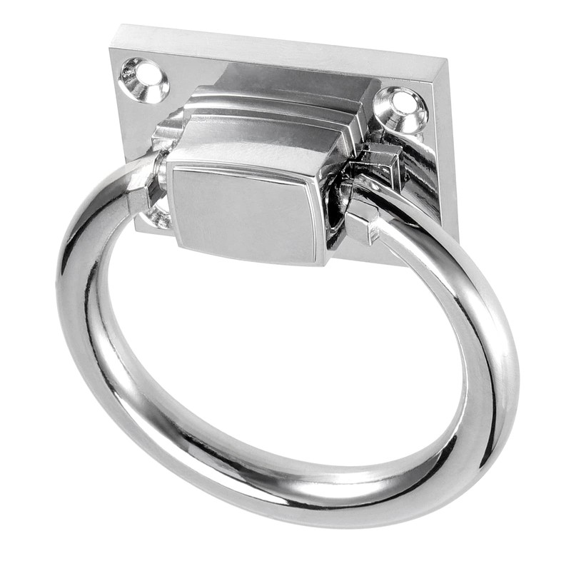 SHEUTSAN 6 Pack 80mm Drop Rings Pulls Handle, Modern Round