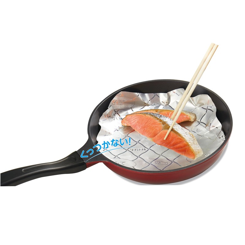 Kichinto Foil Sheet for Frying Pans, Wide, 11.8 inches x