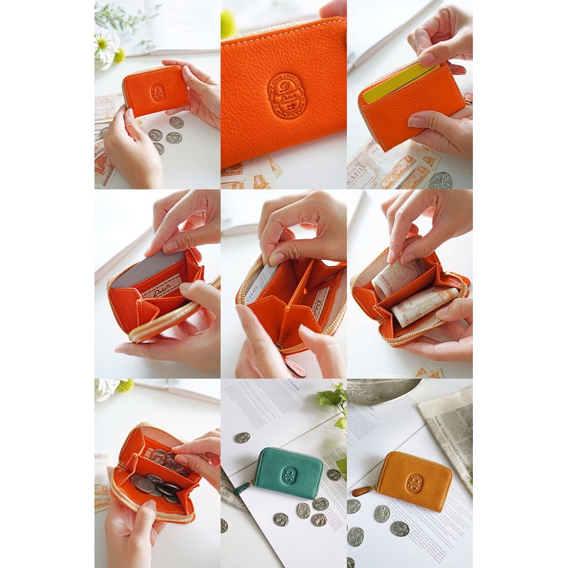 Dakota DA-30184 Women's Multi Case, Genuine Leather, emerald green