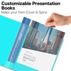 Dunwell Presentation Binder 12-Pocket, Displays 24 Pages, 8.5x11 Portfolio Binder