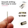 Ruidee 10Pcs Cobalt Drill Bits 1mm Twist Drill Bits M35