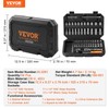 VEVOR Mechanics Tool Set and Socket Set with 1/4" 3/8"