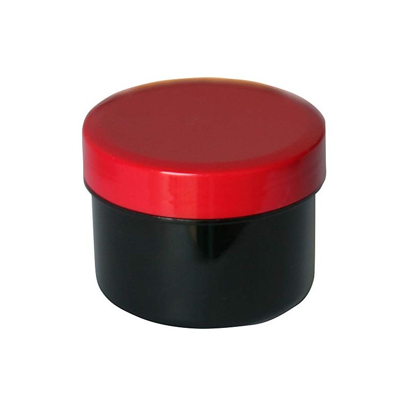 15 Ointment Containers, Cream Jars, Flat Black, 35 ml Content