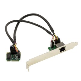 KALEA-INFORMATIQUE Mini PCI Express Controller Card Network 1 Port LAN GIGABIT ethernet with Realtek RTL8111 Chipset