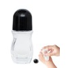 Eoglirie Glass Deodorant Roller Bottle Empty,Roller Ball Container Roll On