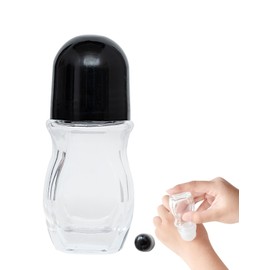 Eoglirie Glass Deodorant Roller Bottle Empty,Roller Ball Container Roll On Bottles Empty Essential Oils Roller Bottles,Leak Proof Refillable Roller Bottles Containers (1)