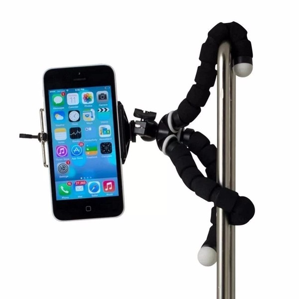 Smartphone Flexible Tripod, Blue, BS-SS1-BL