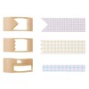 Kutsuwa HATS DE003A 2-Way Masking Tape Cutter, Musteno Ribbon Bon,