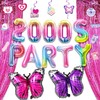 JeVenis Rainbow Y2k Party Decorations Early 2000s Party Supplies for