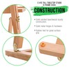 U.S. Art Supply 38" High Wooden H-Frame Studio Tabletop Easel