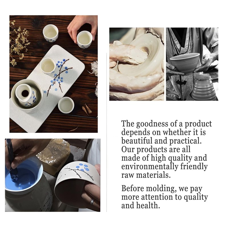 Liwien Sake Set Ceramic (Orchid Plum)