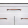 khtumeware 2 Pack 8 Inch(203mm) Brushed Antique Copper Cabinet Pulls