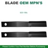 JSXDNWYJ Replacement Land Pride Rotary Cutter Blades, 820-198C Lawn Mower