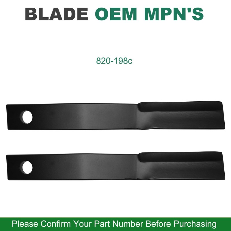 JSXDNWYJ Replacement Land Pride Rotary Cutter Blades, 820-198C Lawn Mower