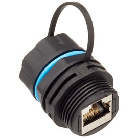 Delock Cable Connector RJ45 Female to RJ45 Female Cat.6A with Cap