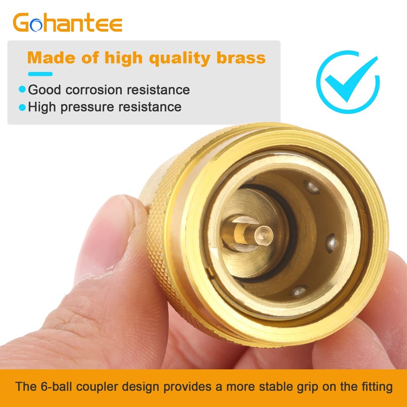 gohantee R134a to R1234yf Adapter, R1234yf Conversion Kit, Air Conditioner