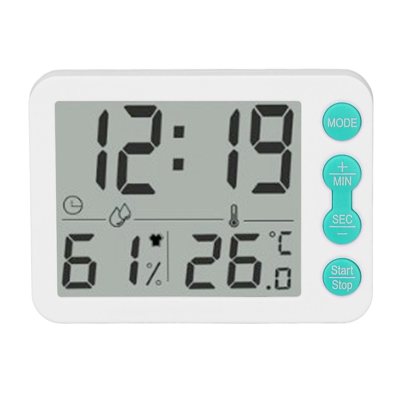 Indoor Digital Temperature Humidity Meter Multifunctional Electronic Thermometer Hygrometer with