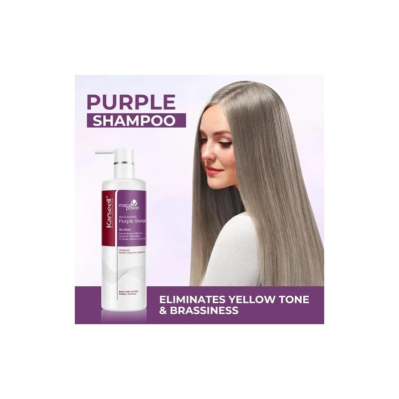 Karseell Collagen Colorequilibrio+shampoo+oil+acondicionador