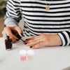 Herramienta limpiador para pinzas de pestañas, extensión, 2 botellas, limpieza