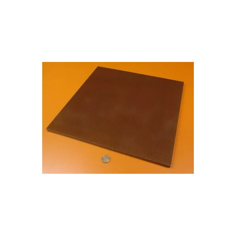 Micarta Linen Phenolic LE Grade Sheet .375" (3/8") Thick x