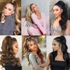 prinfantasy MW002 Long Thick Messy Curly Jaw Claw Ponytail Hairpieces