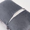 chovy Faux Fur Tie-Dyed Black Gray White Colorful Comforter Sets