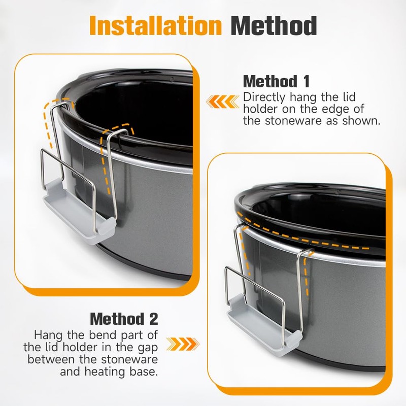 SOPHICO Slow Cooker Lid Holder for Cooking, Hand Free Pot