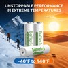 Batteriol Lithium Batteries AA, Double A Batteries 3000mAh 1.5V Long