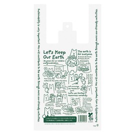 HEADS ECK-S Plastic Bags, S, 7.1 x 13.8 x 3.9 inches (18 x 35 x 10 cm), White, 100 Sheets