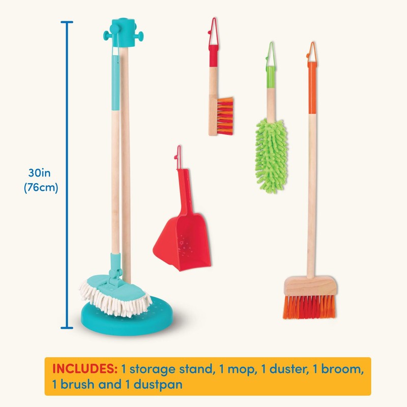 Battat – Kids Cleaning Set – Cleaning Toys For Toddlers,