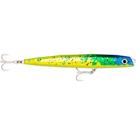 Rapala - Flash -X Fishing Bait Dart Plastic Construction - Lögersee Flowing - Variable Swimming Depth - Size 14 cm / 42 g - Made in Estonia - Mahi Mahi