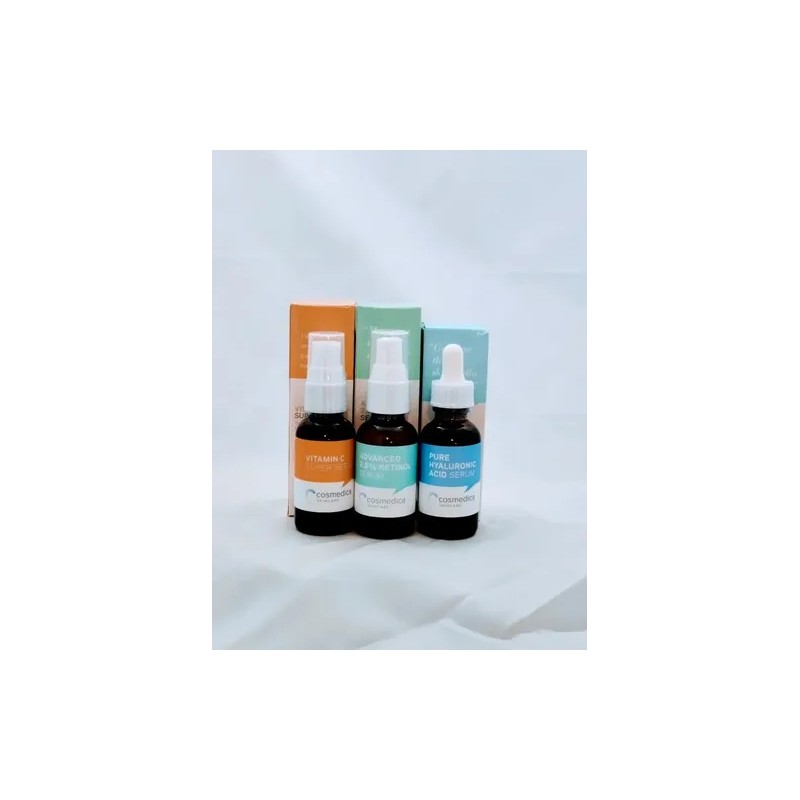 Cosmedica Trio Set Vitamin C Serum Retinol Hialuronico 3pack